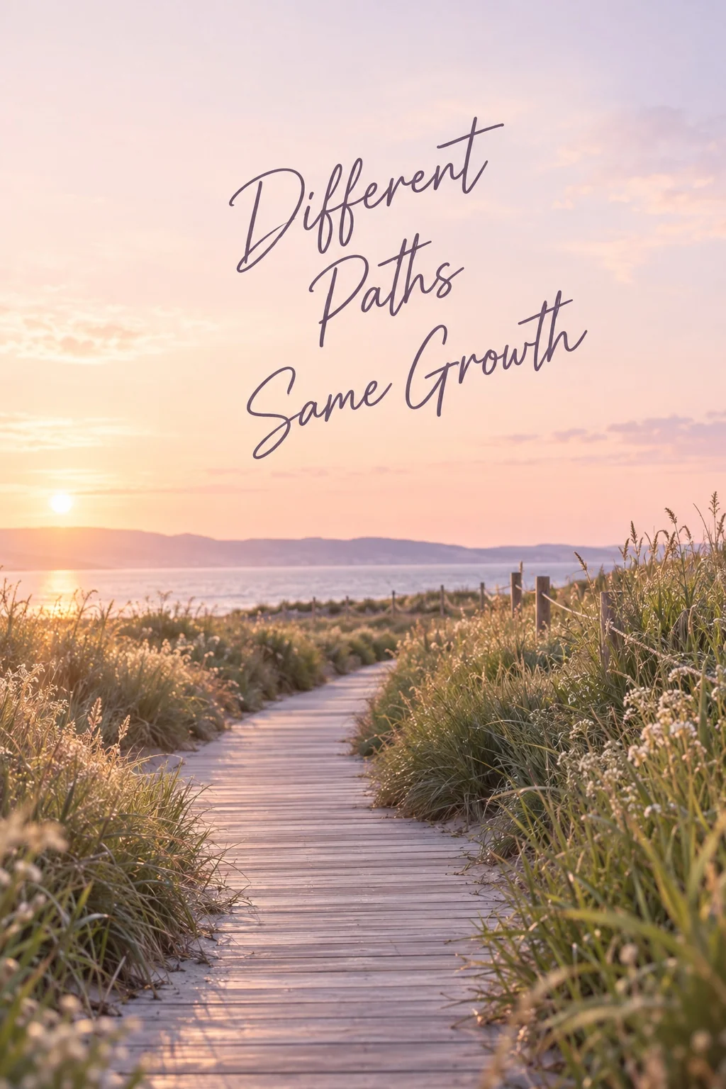 Different Paths Same Growth